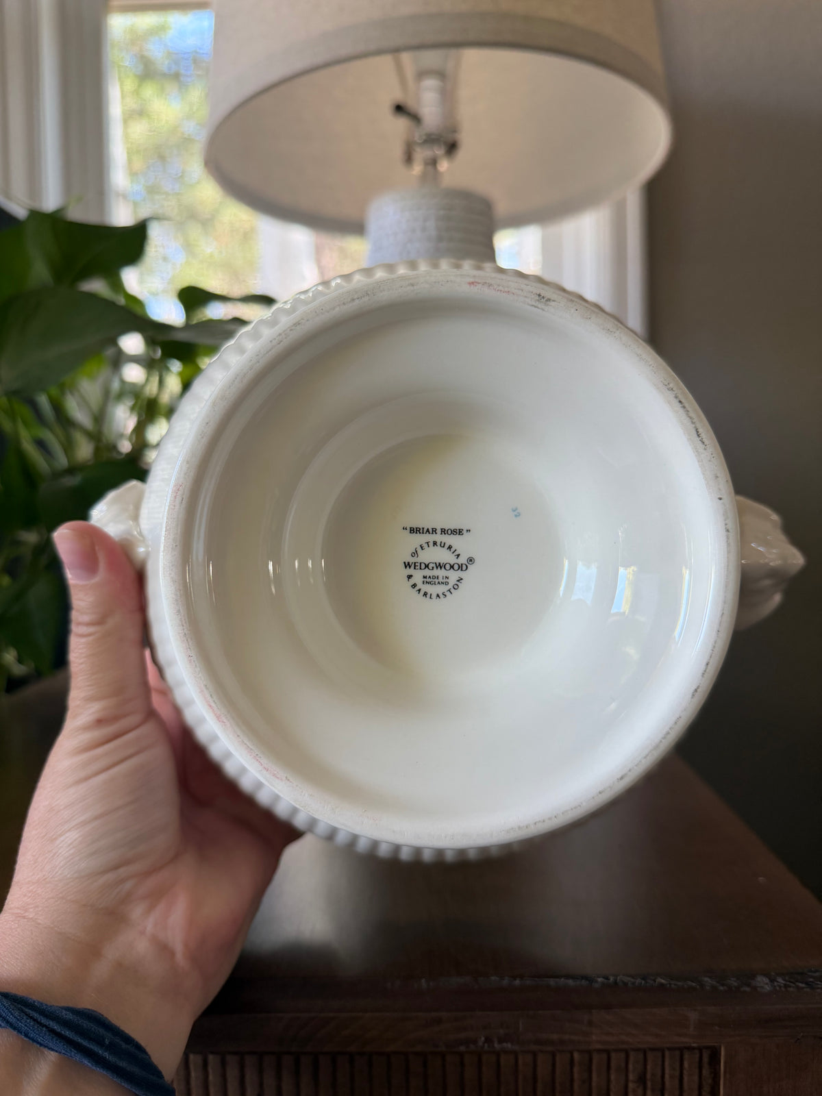 Wedgwood Queensware pedestal bowl