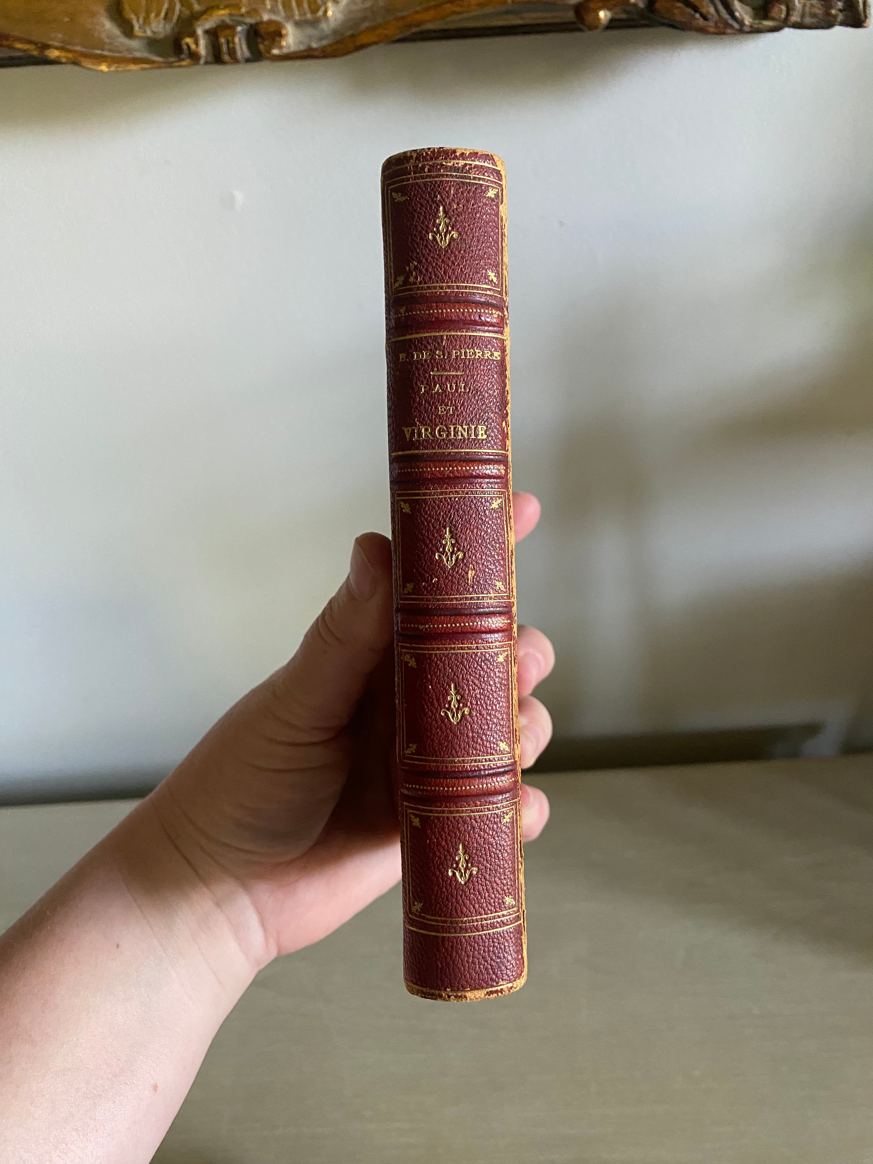 stack of 3 vintage&antique books