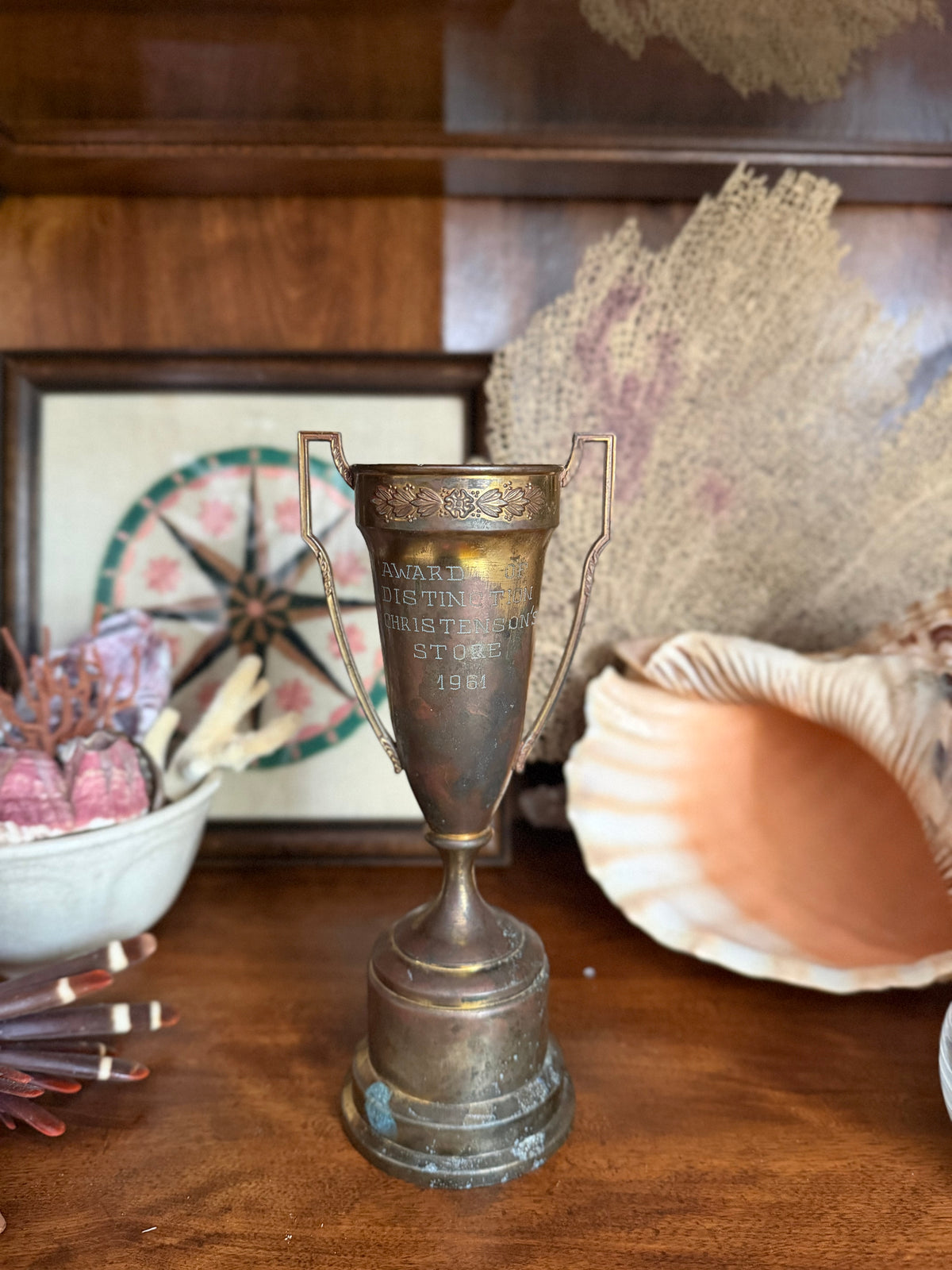 vintage 1961 trophy cup