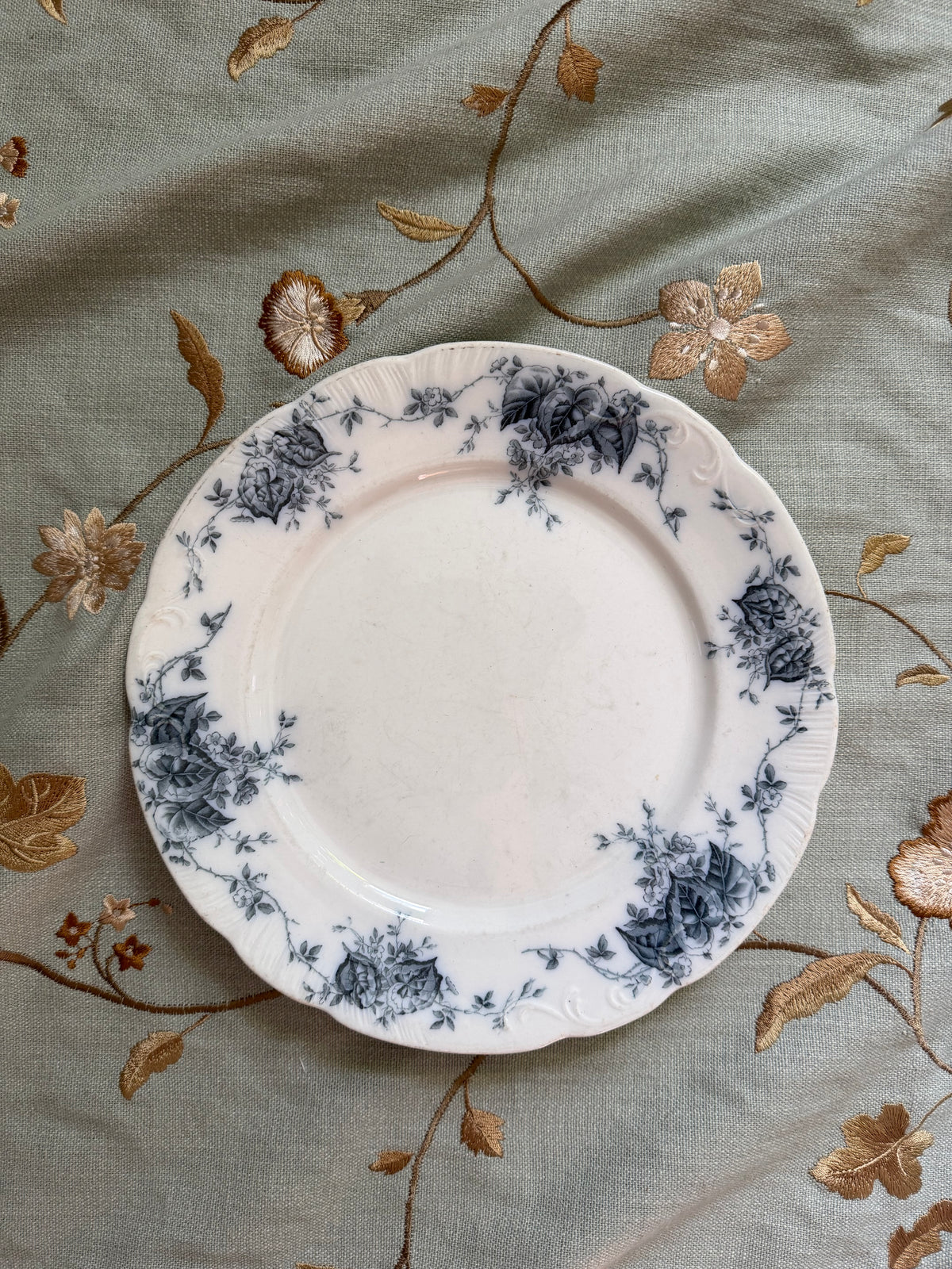 antique ironstone plate