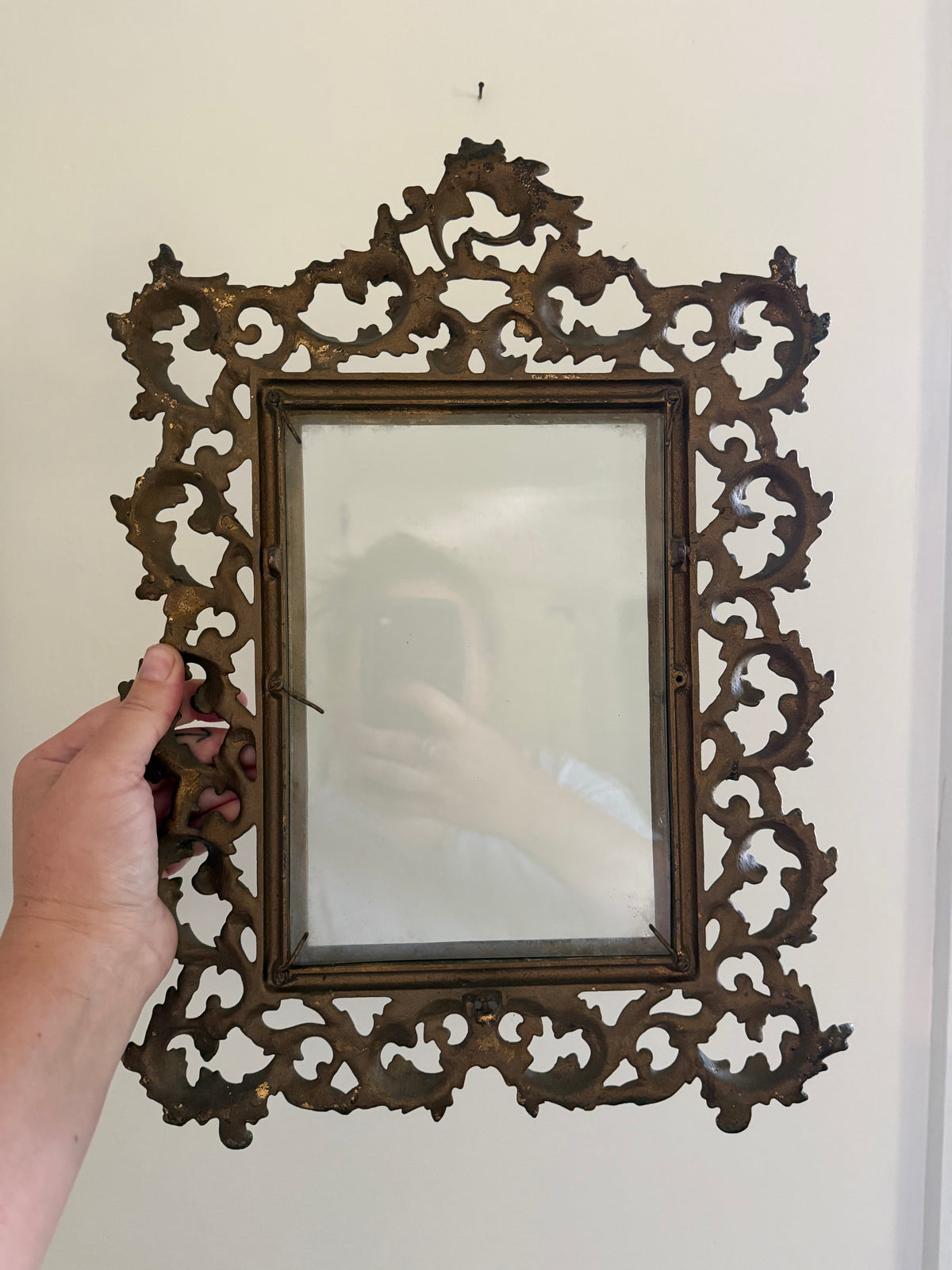antique metal frame