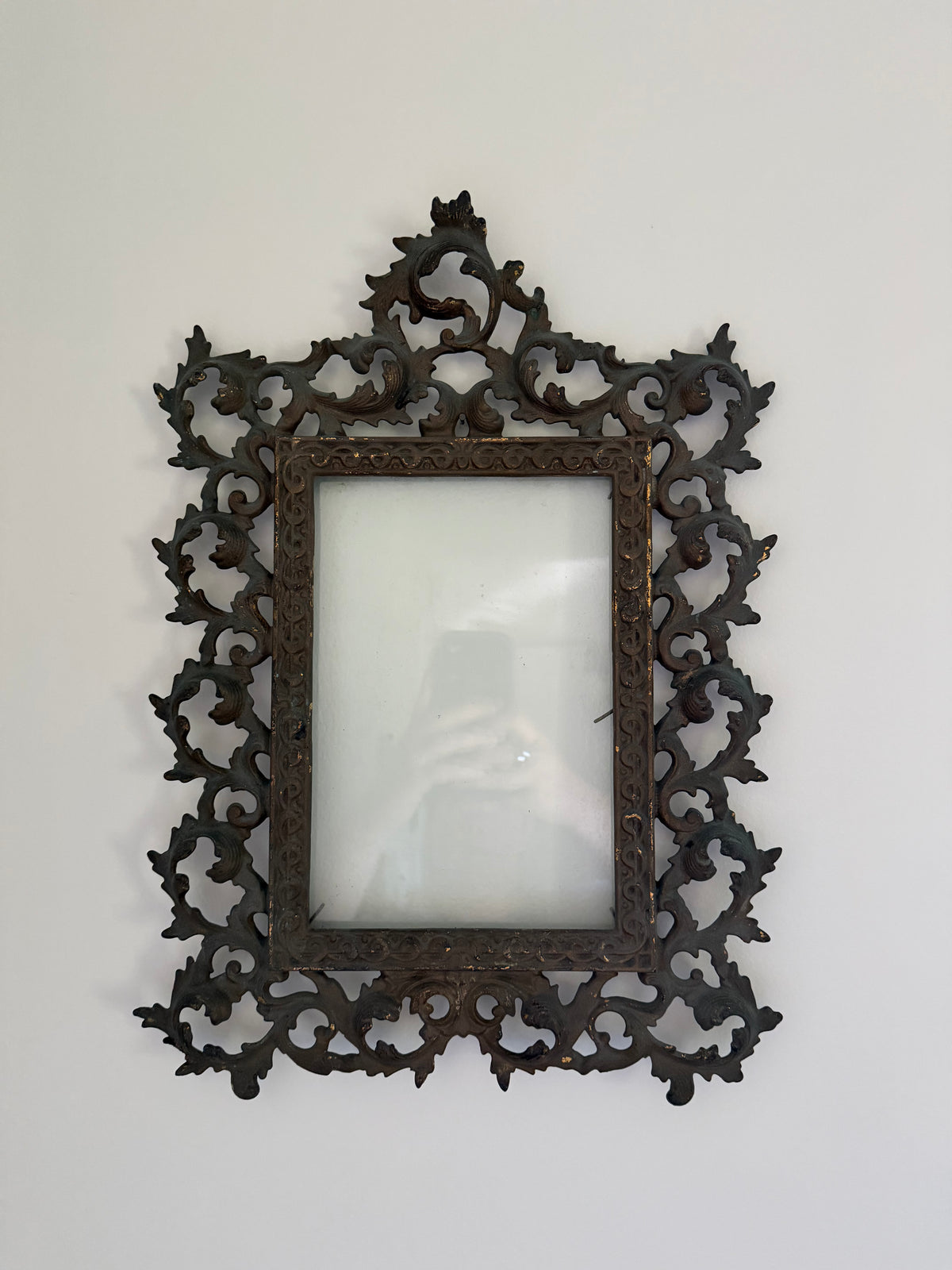 antique metal frame