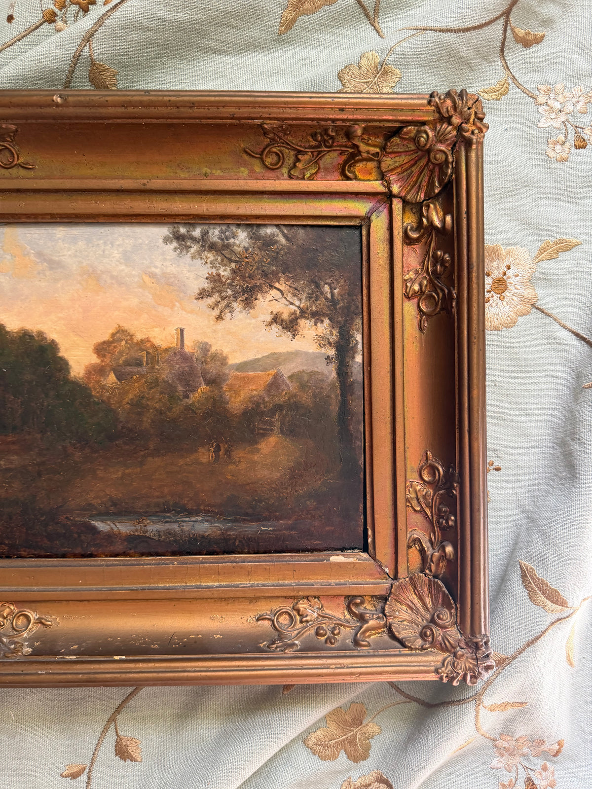 19th century oil painting by Elizabeth Coffin Greenly