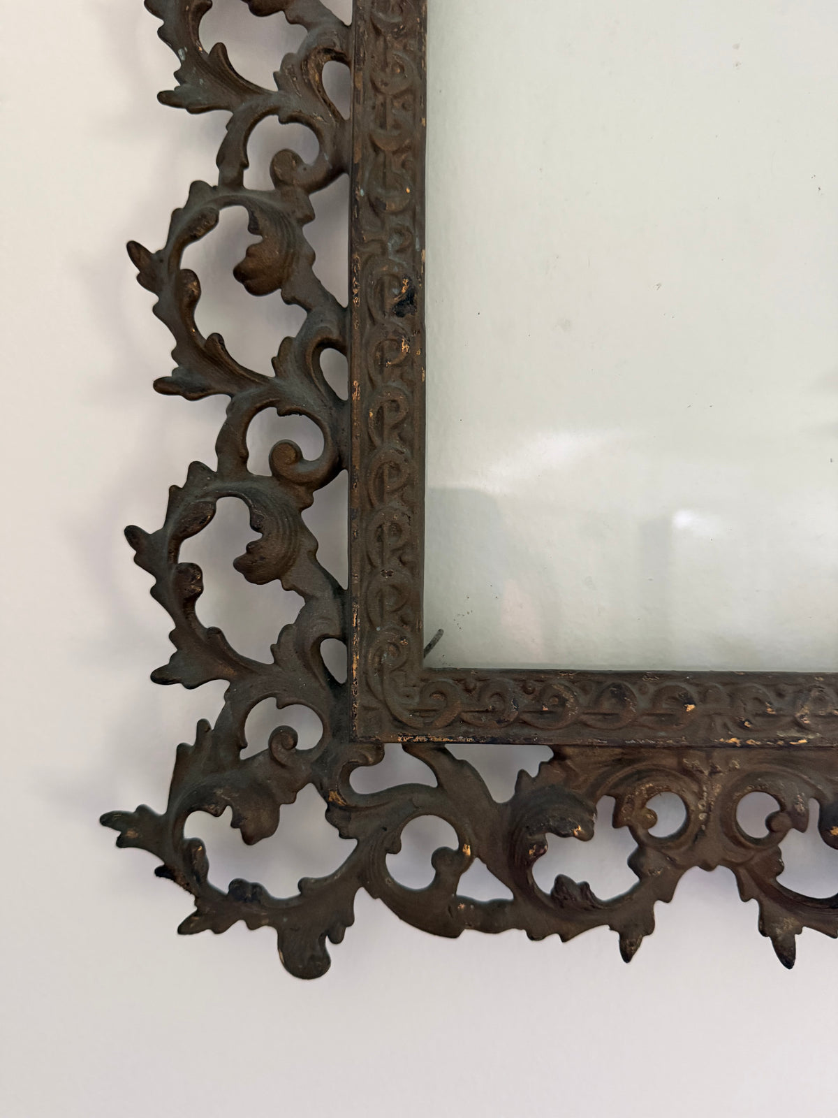 antique metal frame