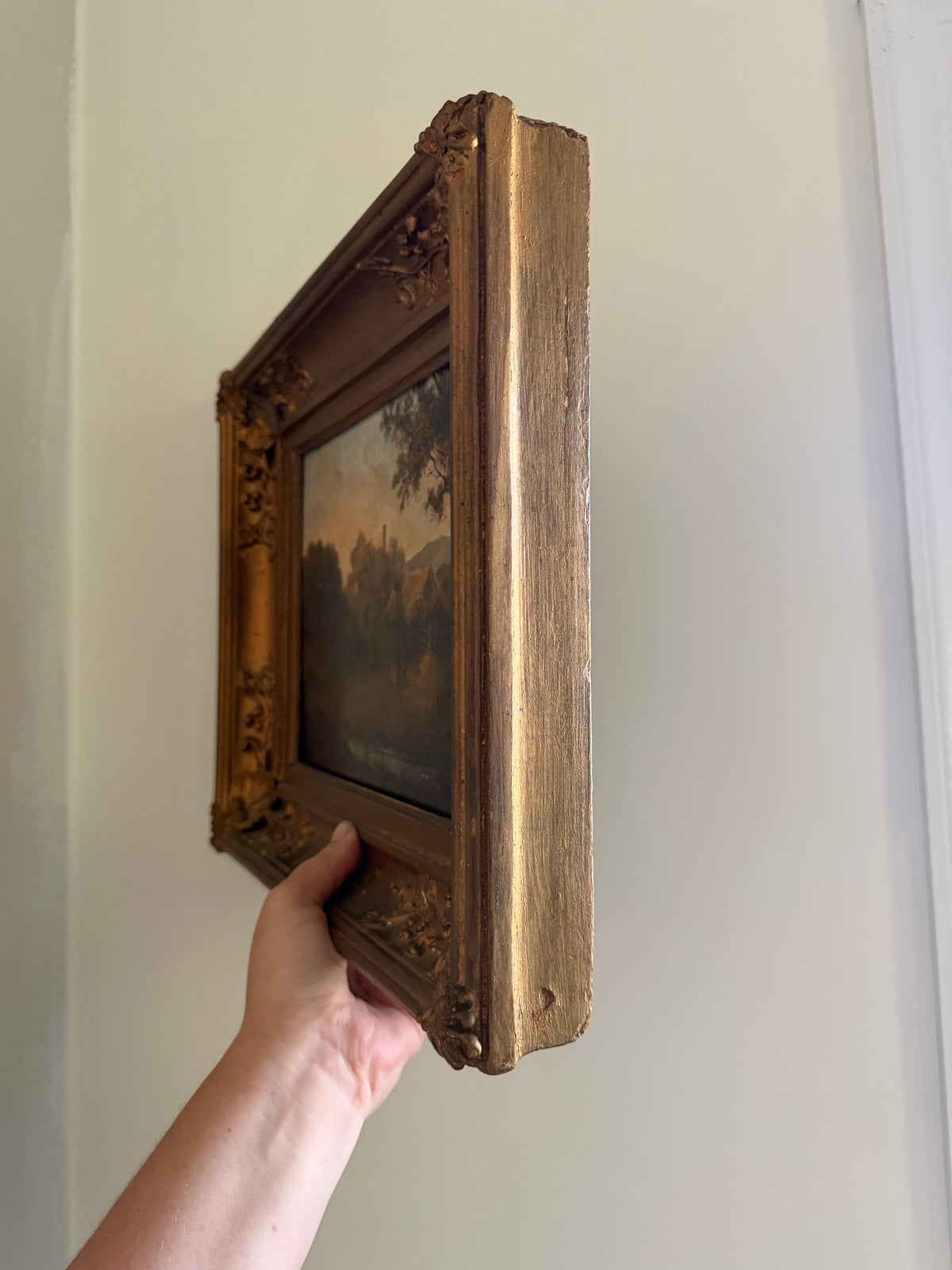 19th century oil painting by Elizabeth Coffin Greenly