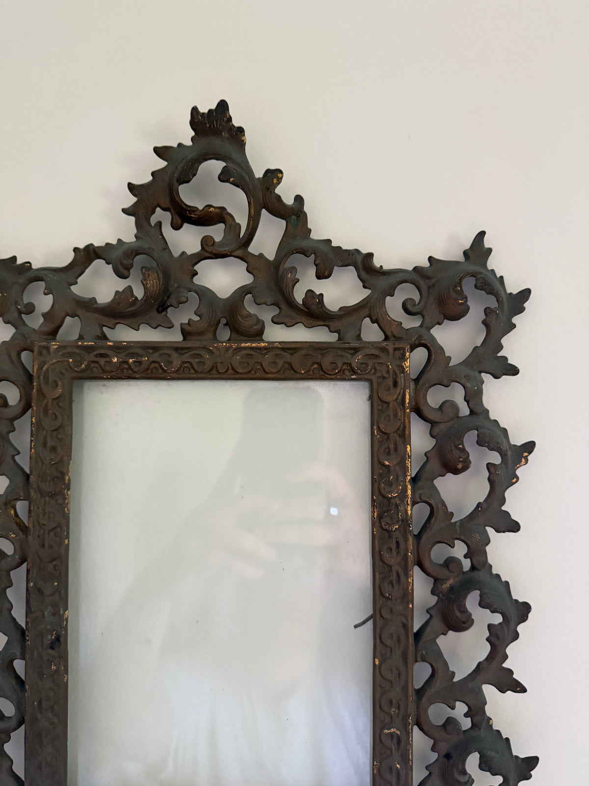 antique metal frame