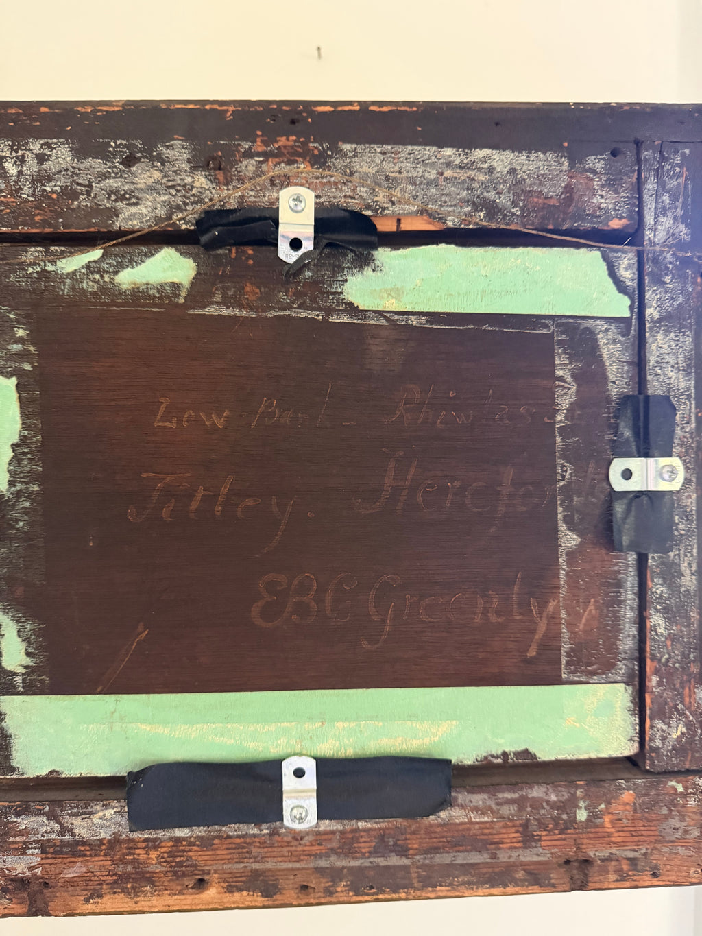 19th century oil painting by Elizabeth Coffin Greenly